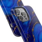 Blue Gold Marble Phone Case  Shamo's