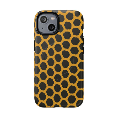 Stylish Leopard Pattern Magnetic iPhone Case | Compatible with MagSafe