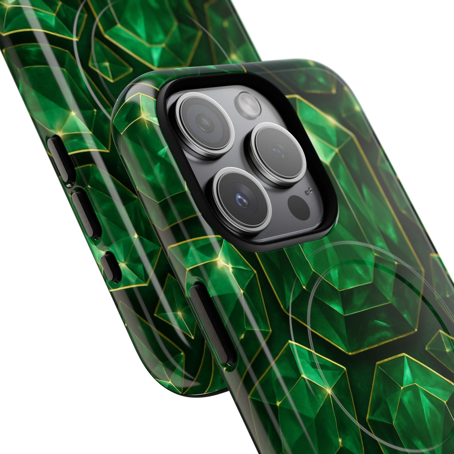 Luxury Series Emerald Gem iPhone Case with MagSafe - Shamo's