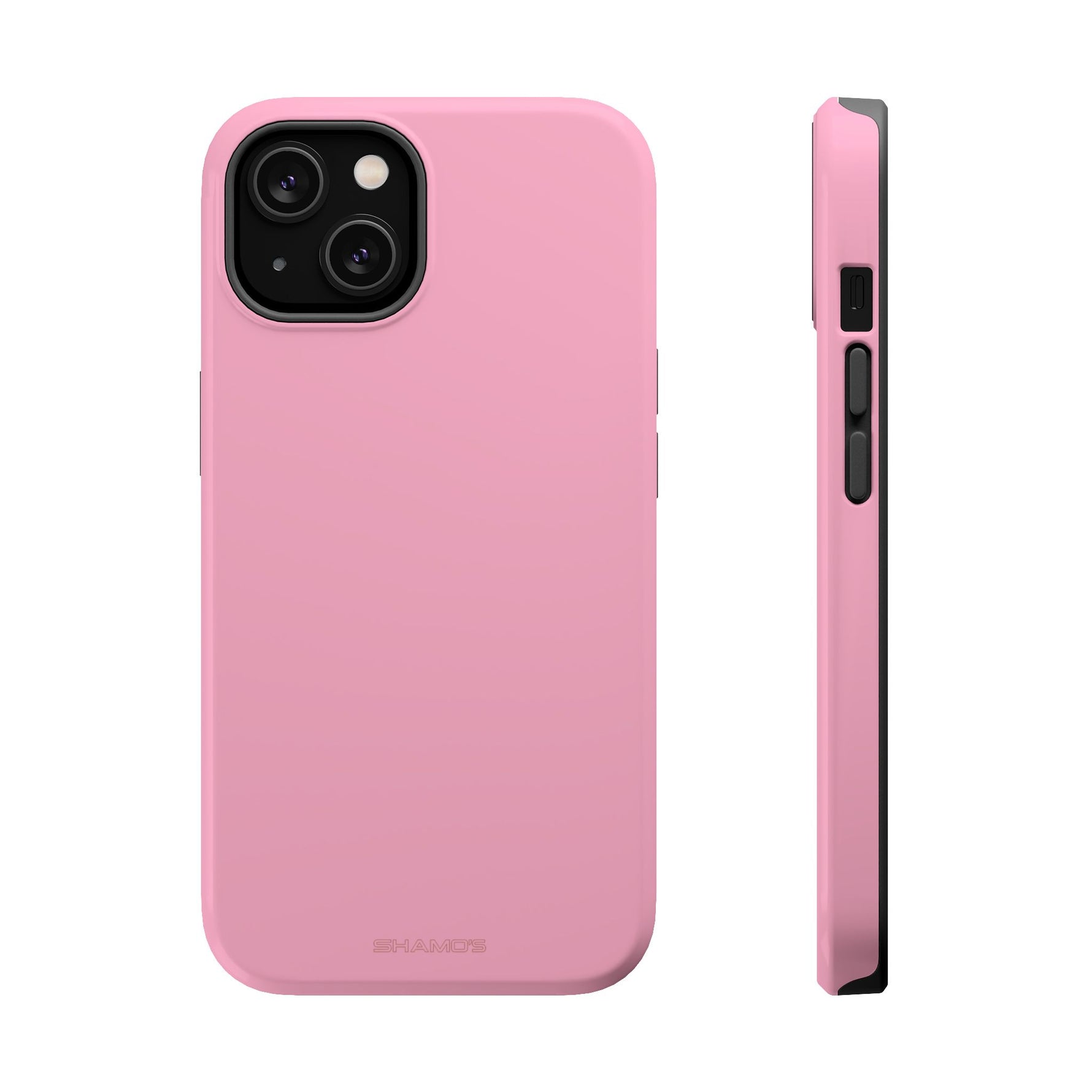 Cotton Candy Pastel Pink Impact-Resistant Phone Case | Slim Protective MagSafe-Compatible Cover
