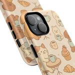 Coffee Cats & Dogs Phone Case with MagSafe - Shamo's