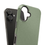Olive Green MagSafe Compatible Impact-Resistant iPhone Case