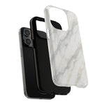 Classic White Marble iPhone Case with MagSafe - Shamo's