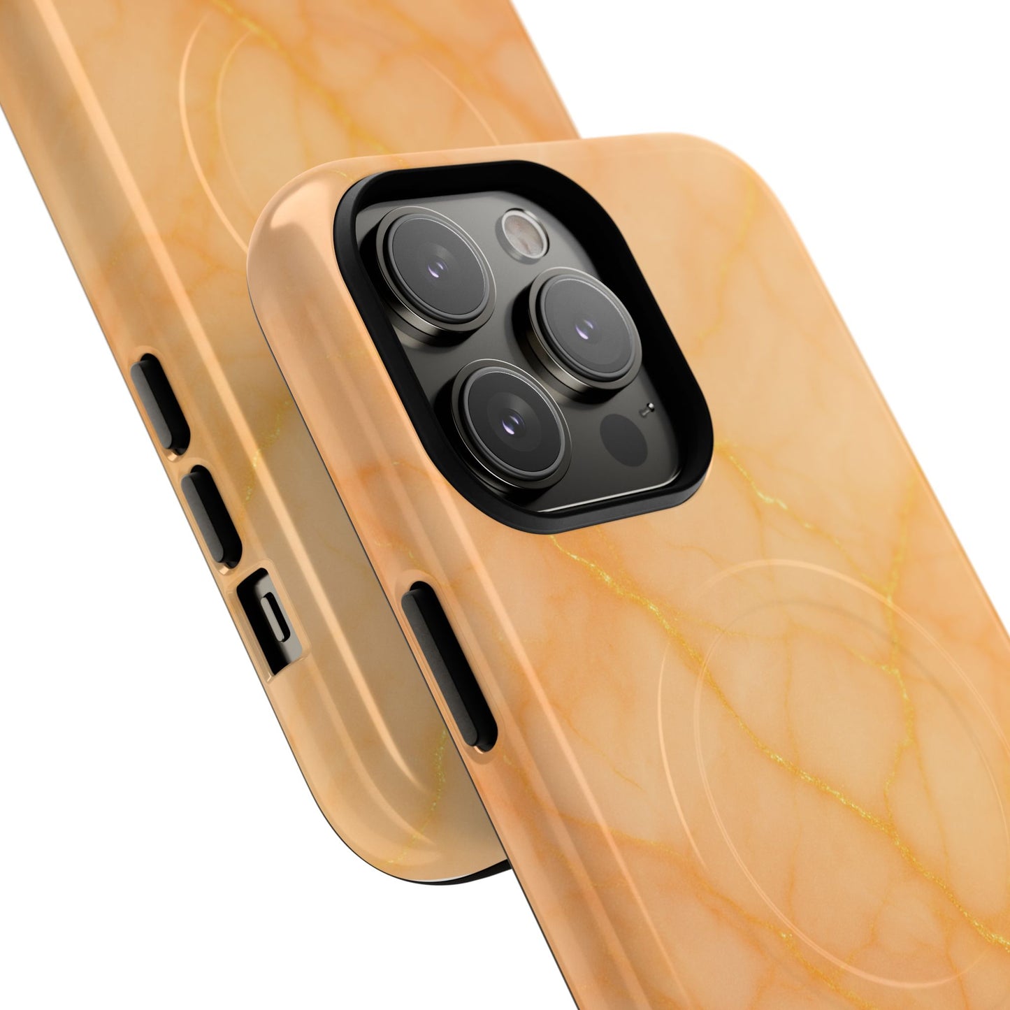 Golden Hour Marble iPhone Case with MagSafe