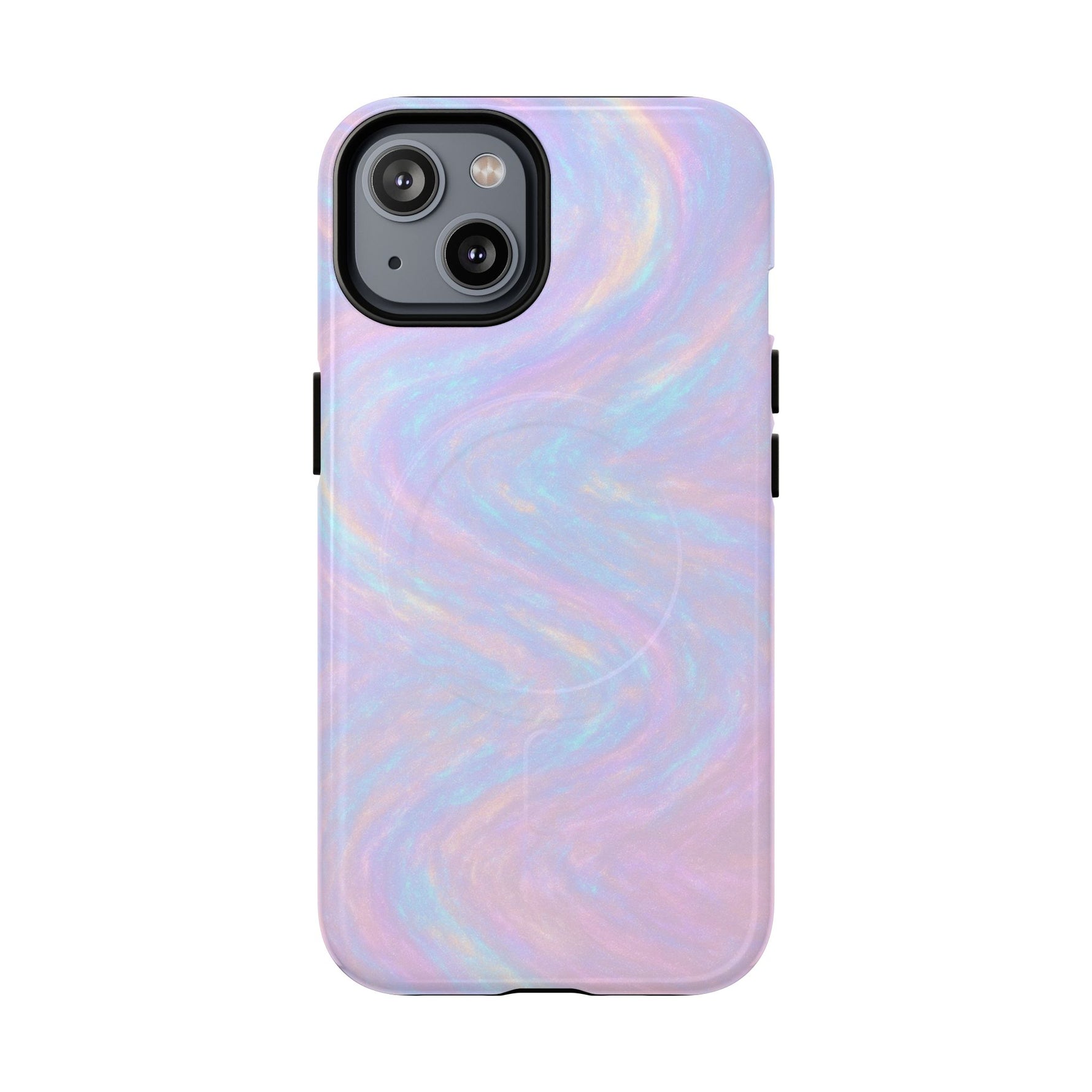 Luxury Series Iridescent Swirl iPhone Case with MagSafe - Shamo's