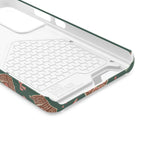 Holiday Gingerbread Phone Case with Card Holder — Festive Green Candy Cane Design  Shamo's