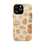 Funda para teléfono con diseño de gatos y perros y MagSafe