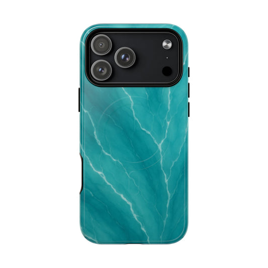 Ocean Aura Marble iPhone Case — MagSafe Compatible - Shamo's