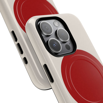 Japan Flag iPhone Case - Tough Works with MagSafe