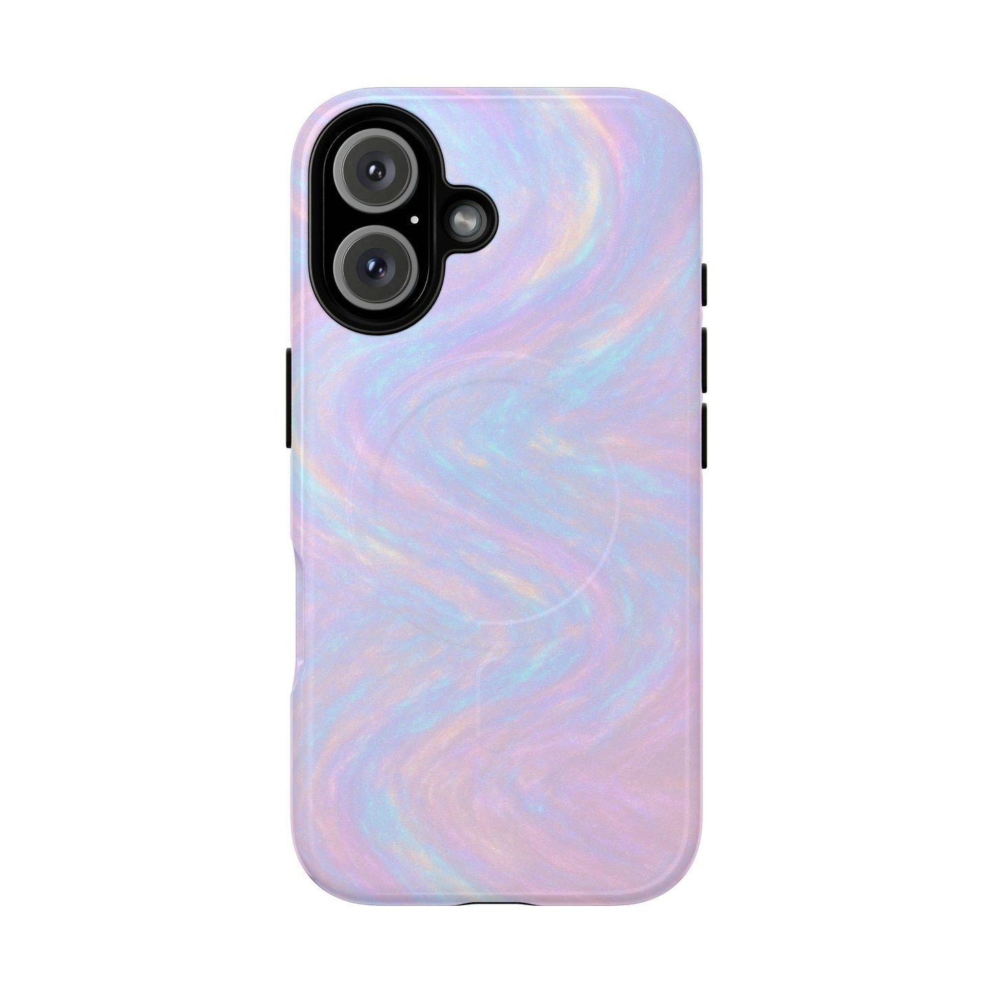 Luxury Series Iridescent Swirl iPhone Case with MagSafe - Shamo's
