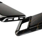 Black Marble Tough iPhone Case  Shamo's
