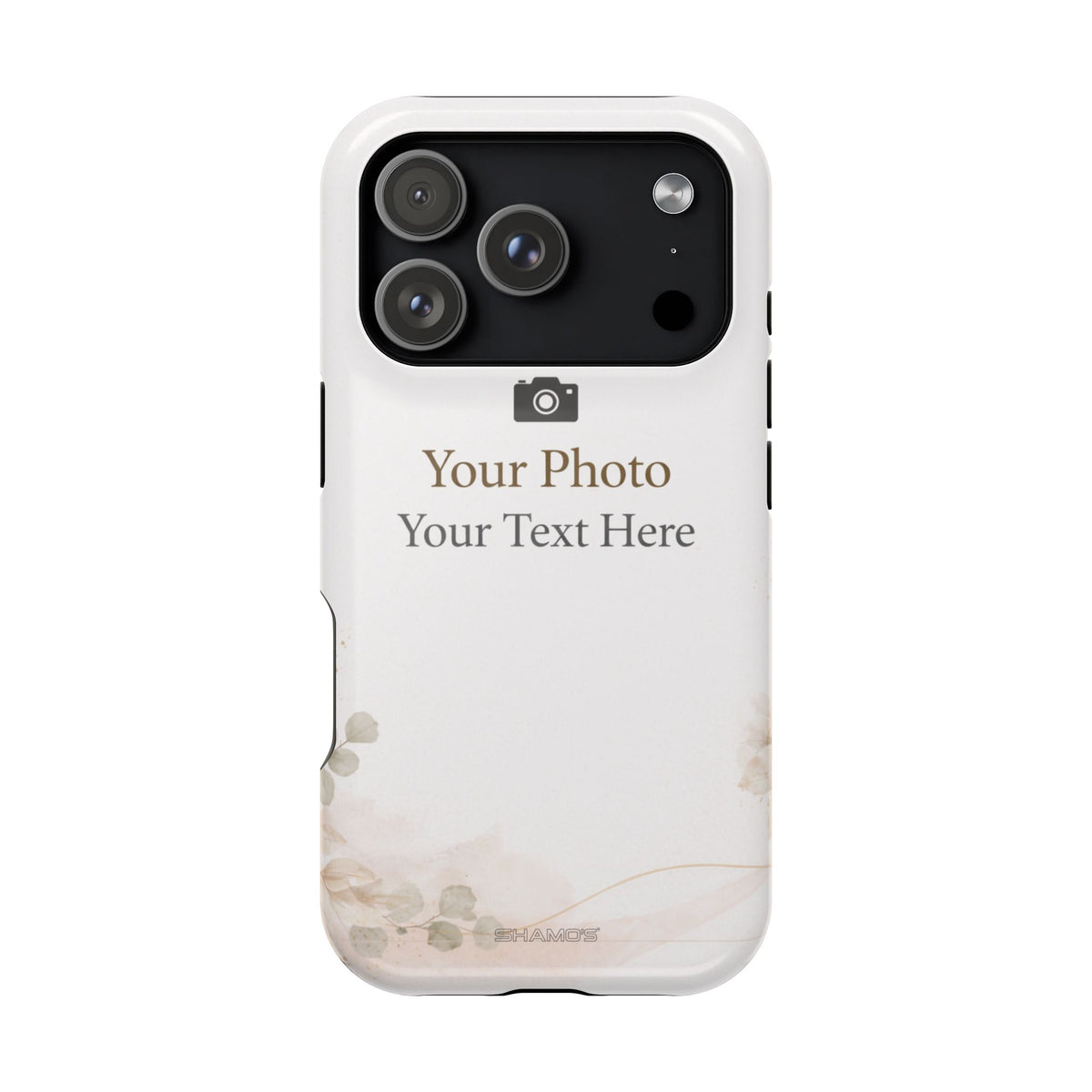 Personalizable Impact-Resistant Phone Case — Add Photo & Text