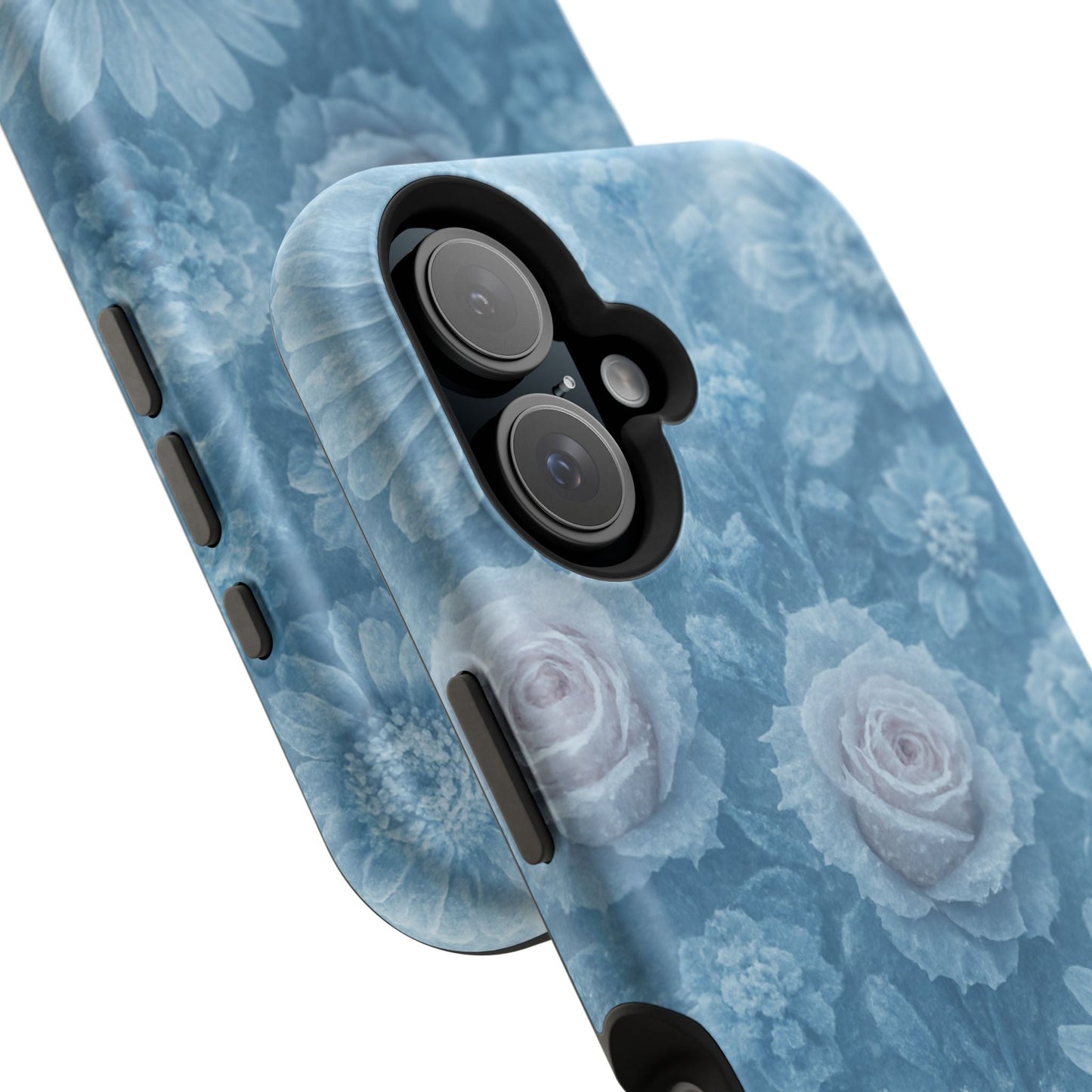 Frozen Beauty Floral Rose iPhone Case | MagSafe compatible  Shamo's