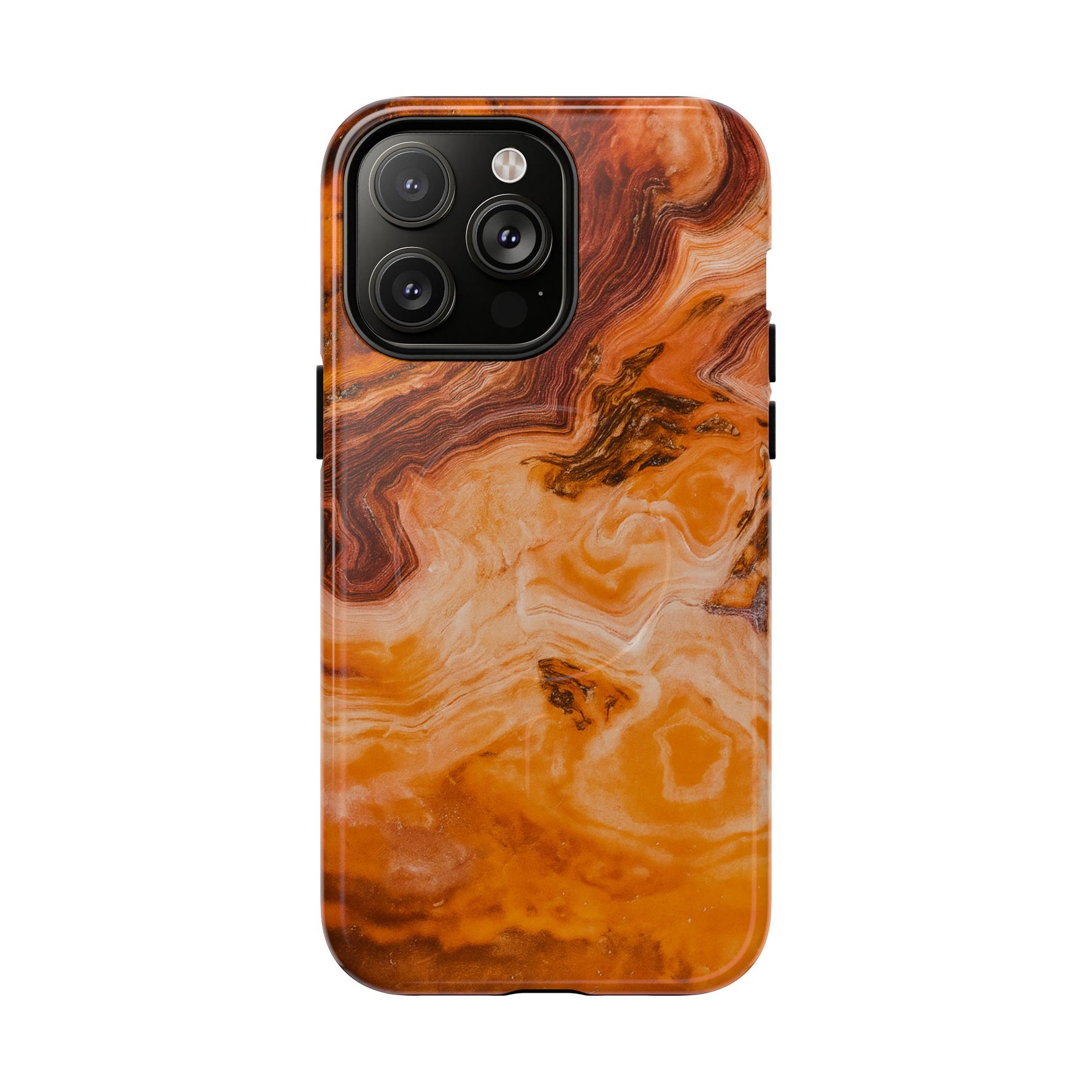 Amber Agate Marble iPhone Case — compatible with MagSafe - Shamo's