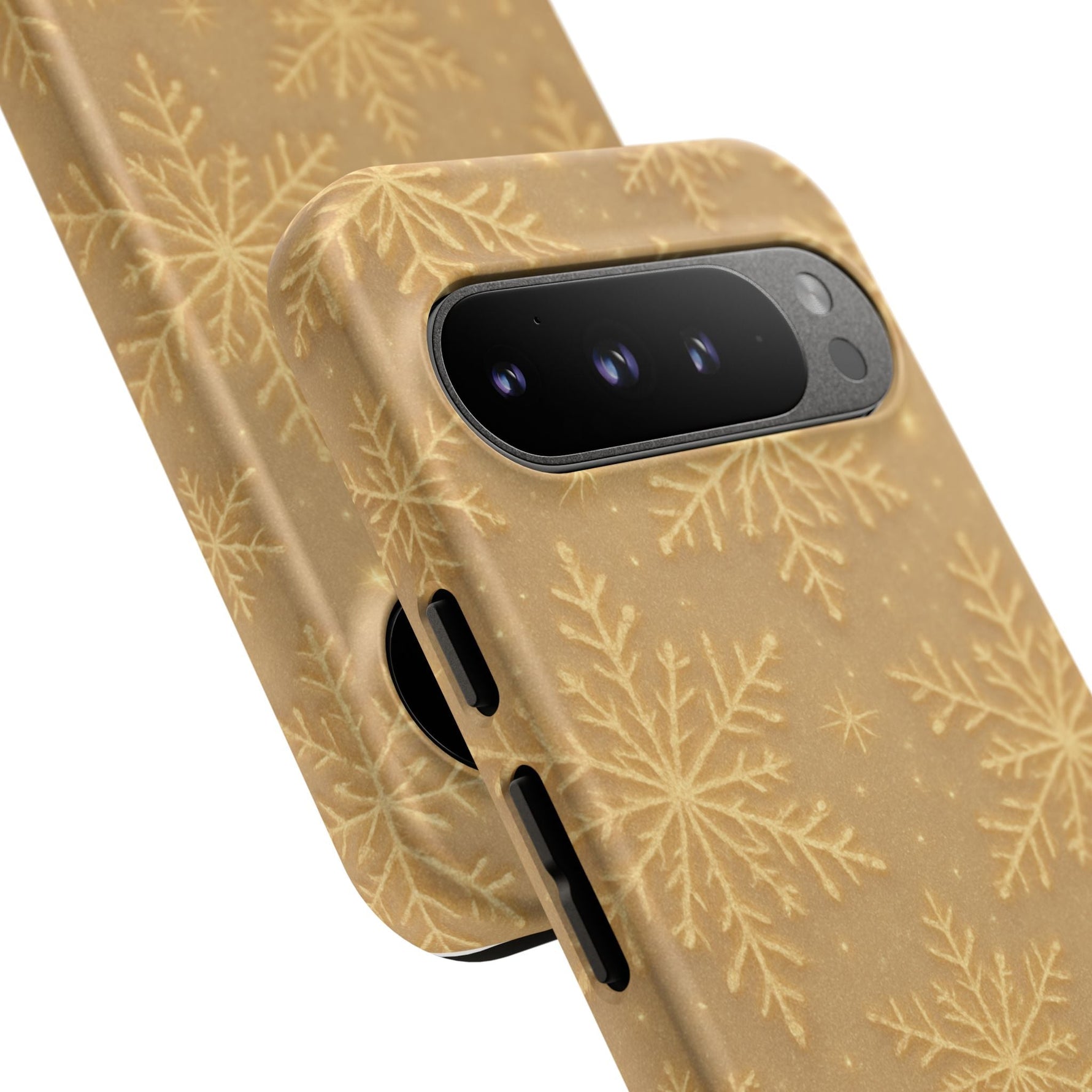 Golden Snowflake Holiday iPhone Case  Shamo's