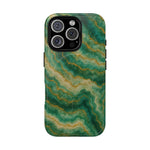 Green Marble iPhone Case with MagSafe - Shamo's