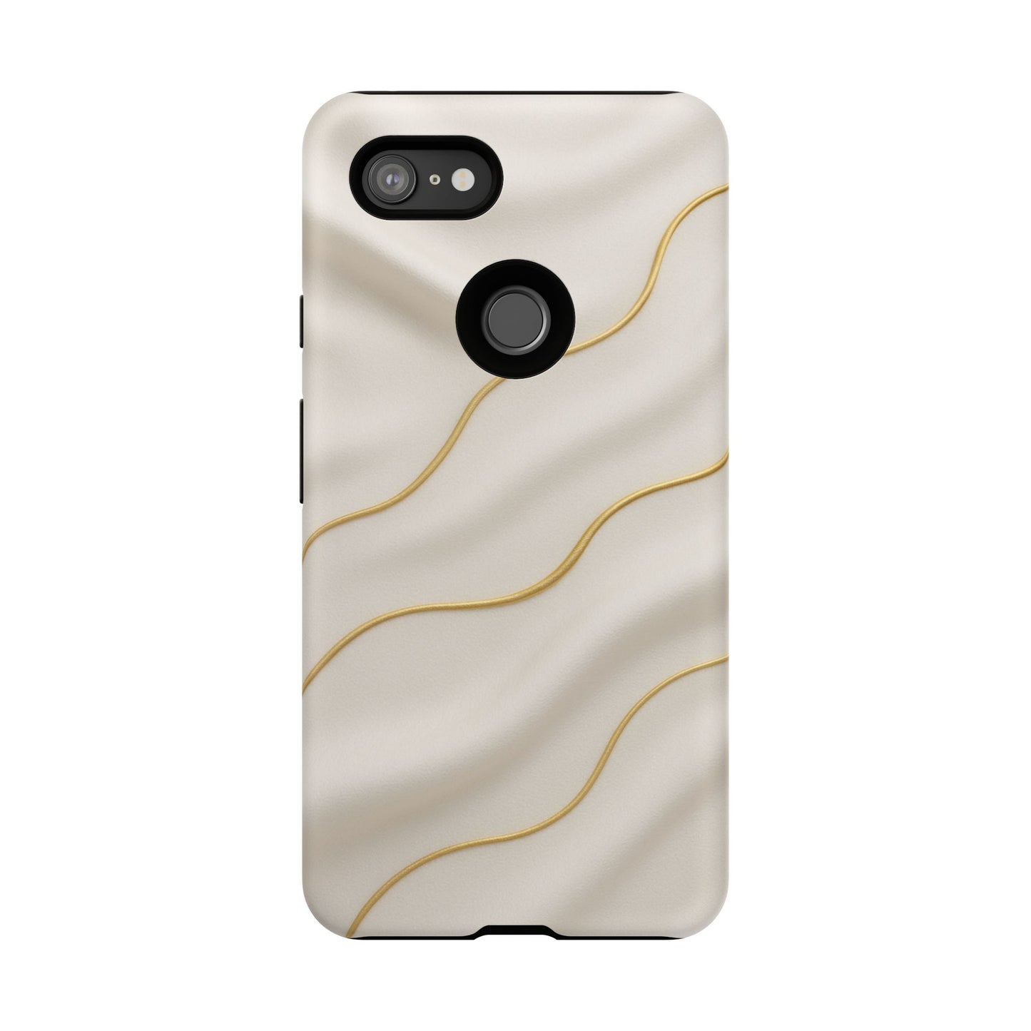 Elegant Gold Wave Tough iPhone Case