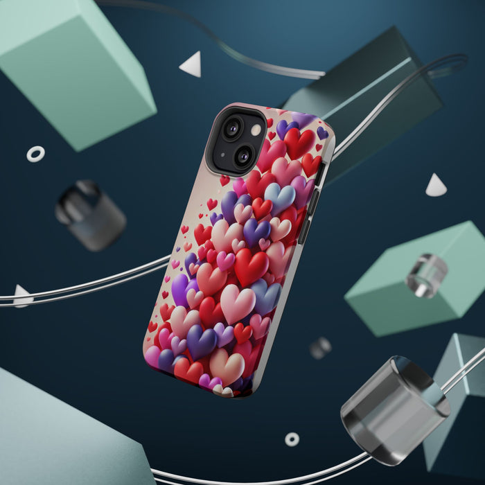 Shamo's Phone Case | MagSafe Compatible | Love Hearts Theme for iPhone 17 and more