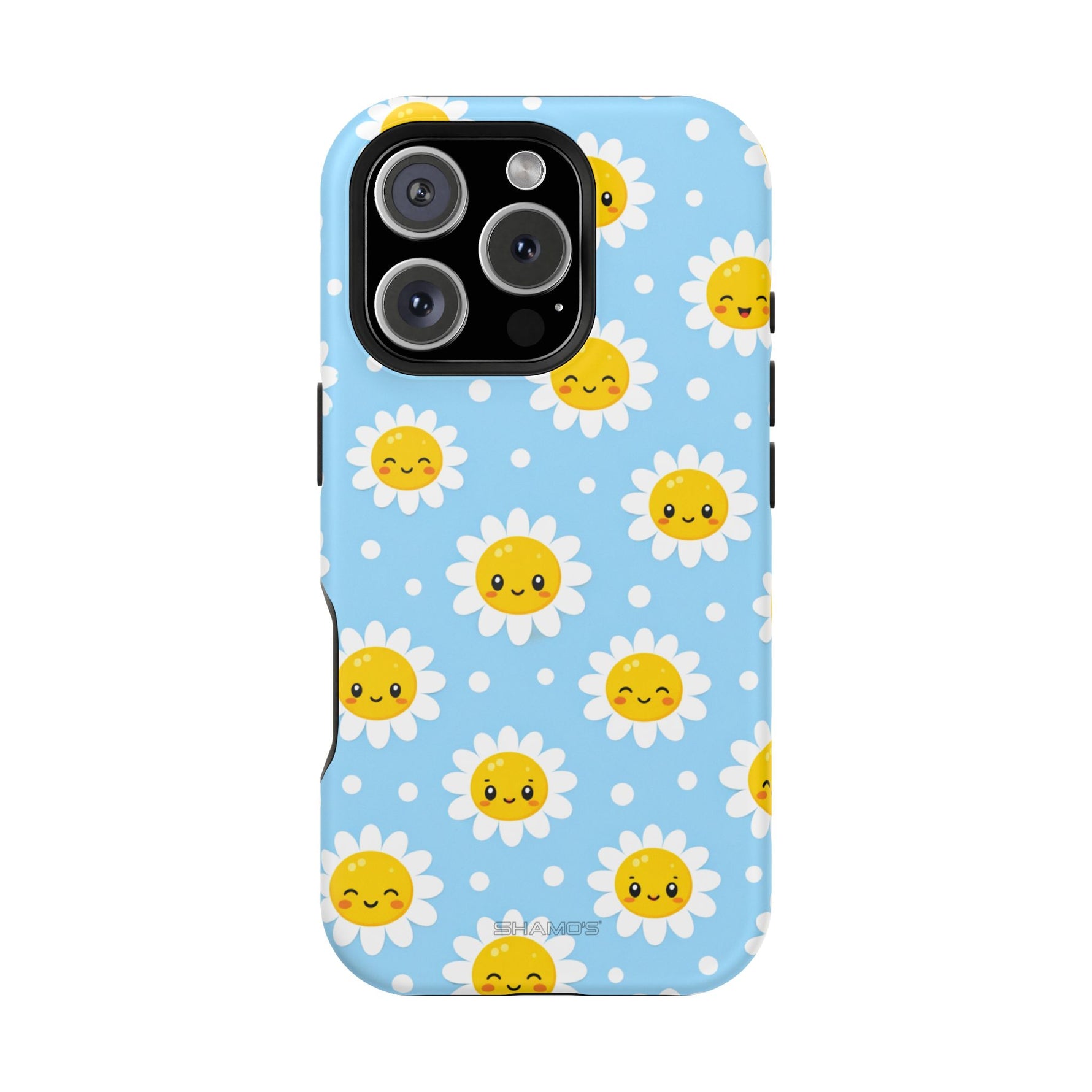 Sunny Daisy MagSafe Compatible Magnetic Phone Case — Impact-Resistant Cover