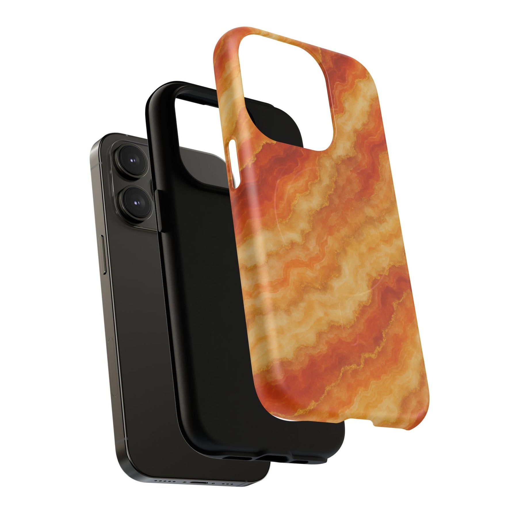 Amber Agate Marble iPhone Case with MagSafe  Shamo's