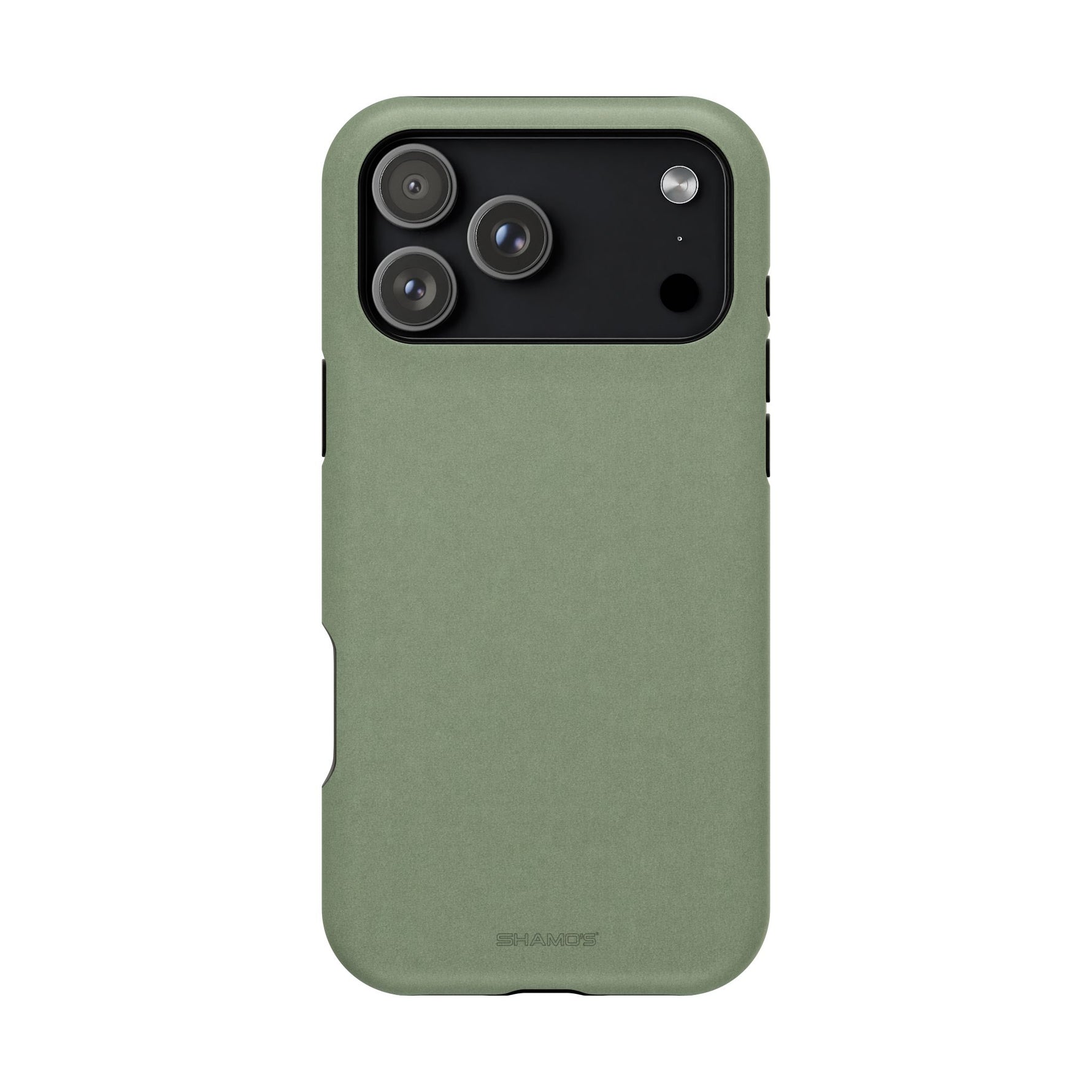 Olive Green MagSafe Compatible Impact-Resistant iPhone Case