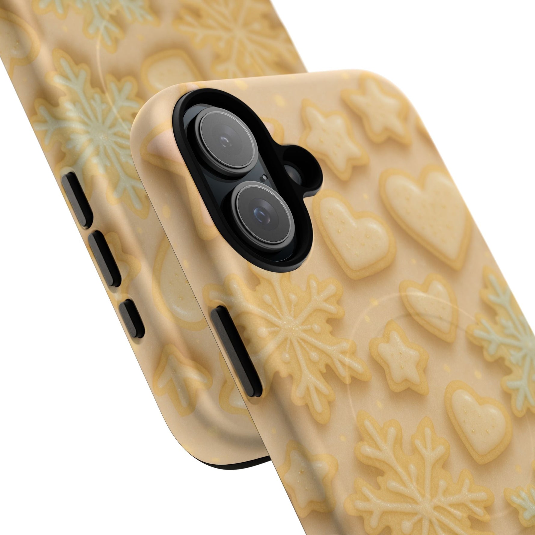 Heart & Snowflake Holiday iPhone Case — compatible with MagSafe  Shamo's