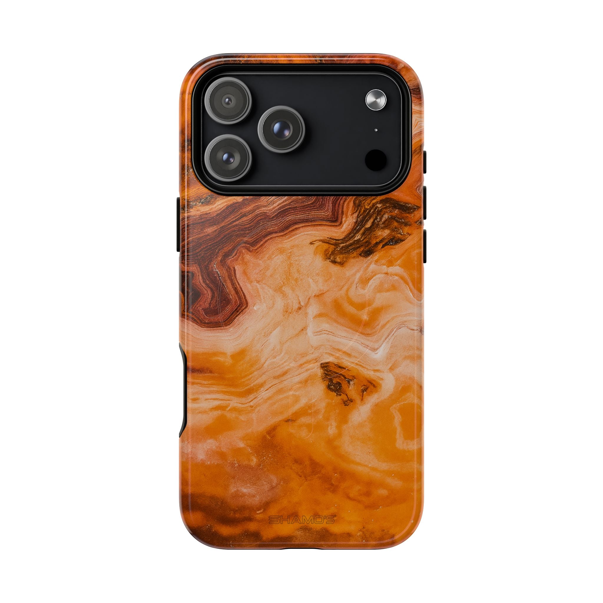 Amber Agate Marble iPhone Case — compatible with MagSafe