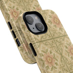 Vintage Rustic Foral Tiles iPhone Case | MagSafe - Shamo's