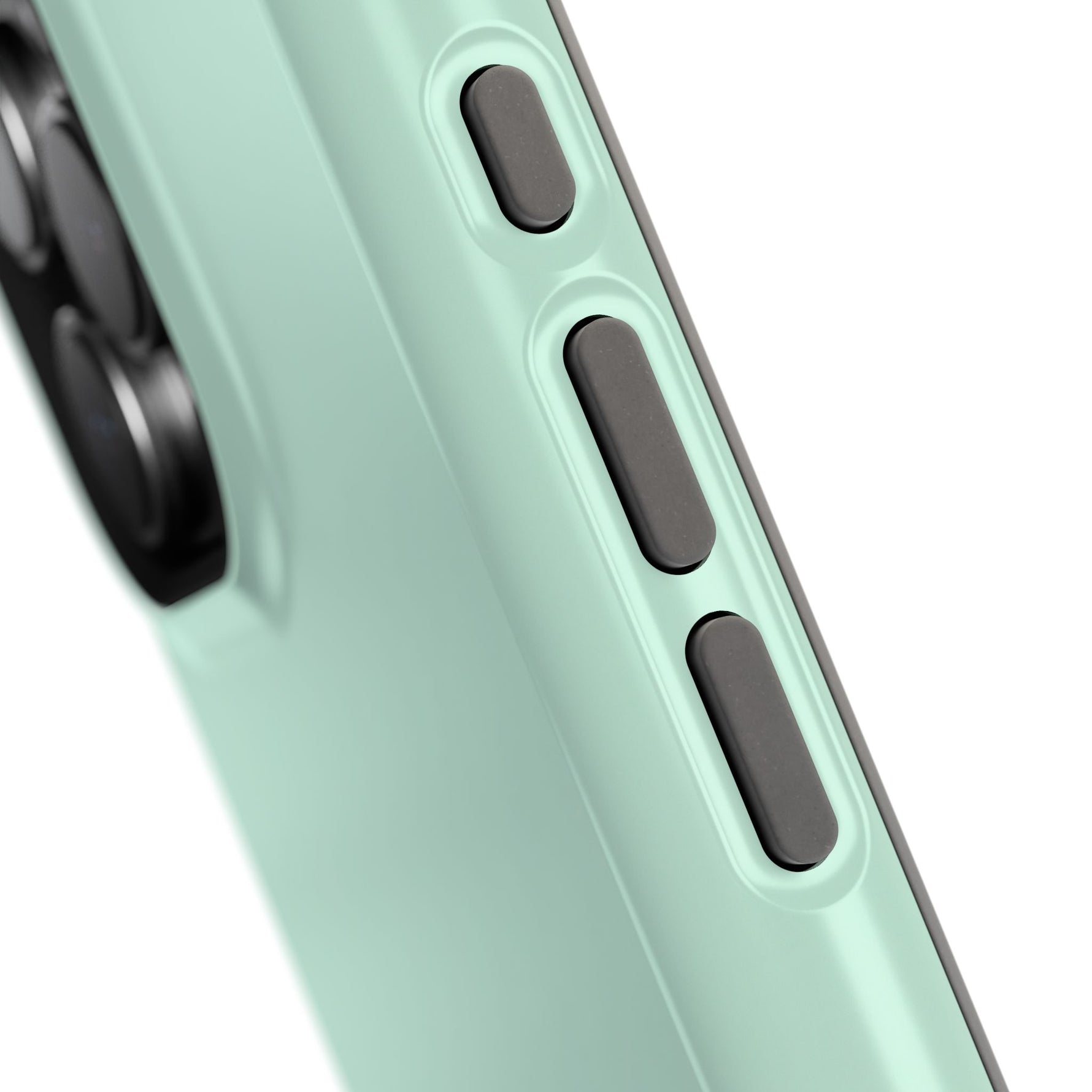 Frosted Mint MagSafe Compatible Impact-Resistant iPhone Case