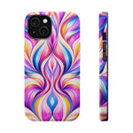 Colorful Abstract Swirl Magnetic Impact iPhone Case | MagSafe
