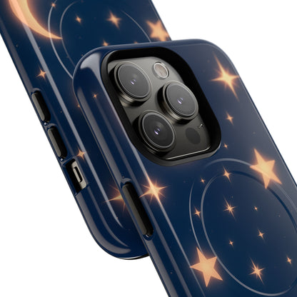 Moon Glow Magic Case for iPhone - Star and Moon Design | MagSafe