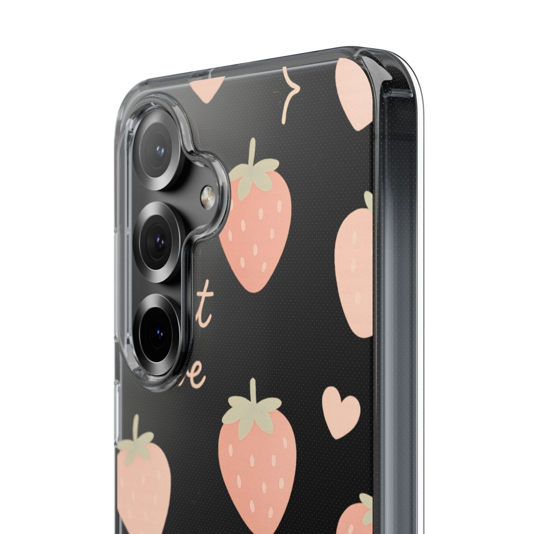 Sweet Love Strawberry Clear iPhone Case | MagSafe  Shamo's