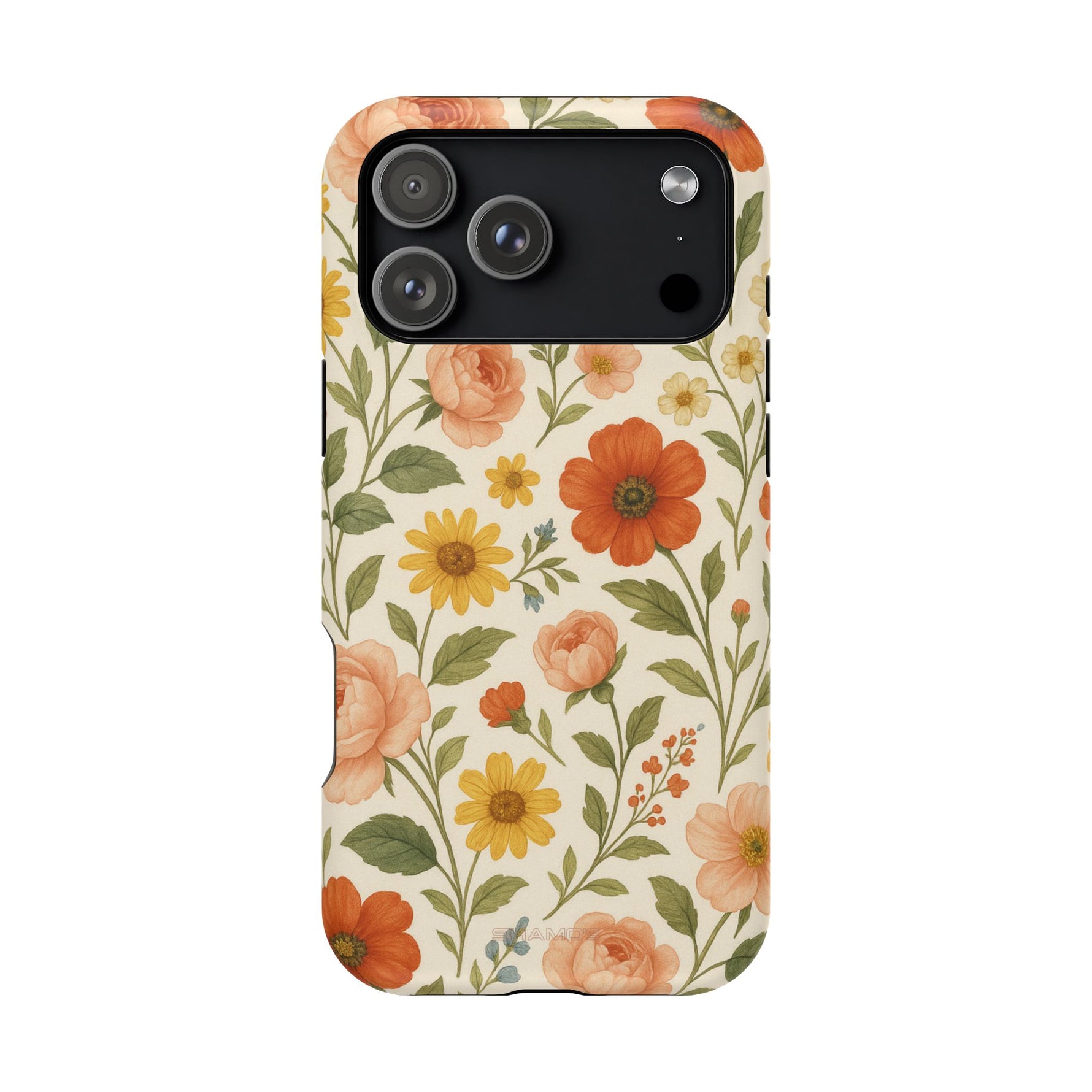 Floral Vintage Garden iPhone Case — with MagSafe