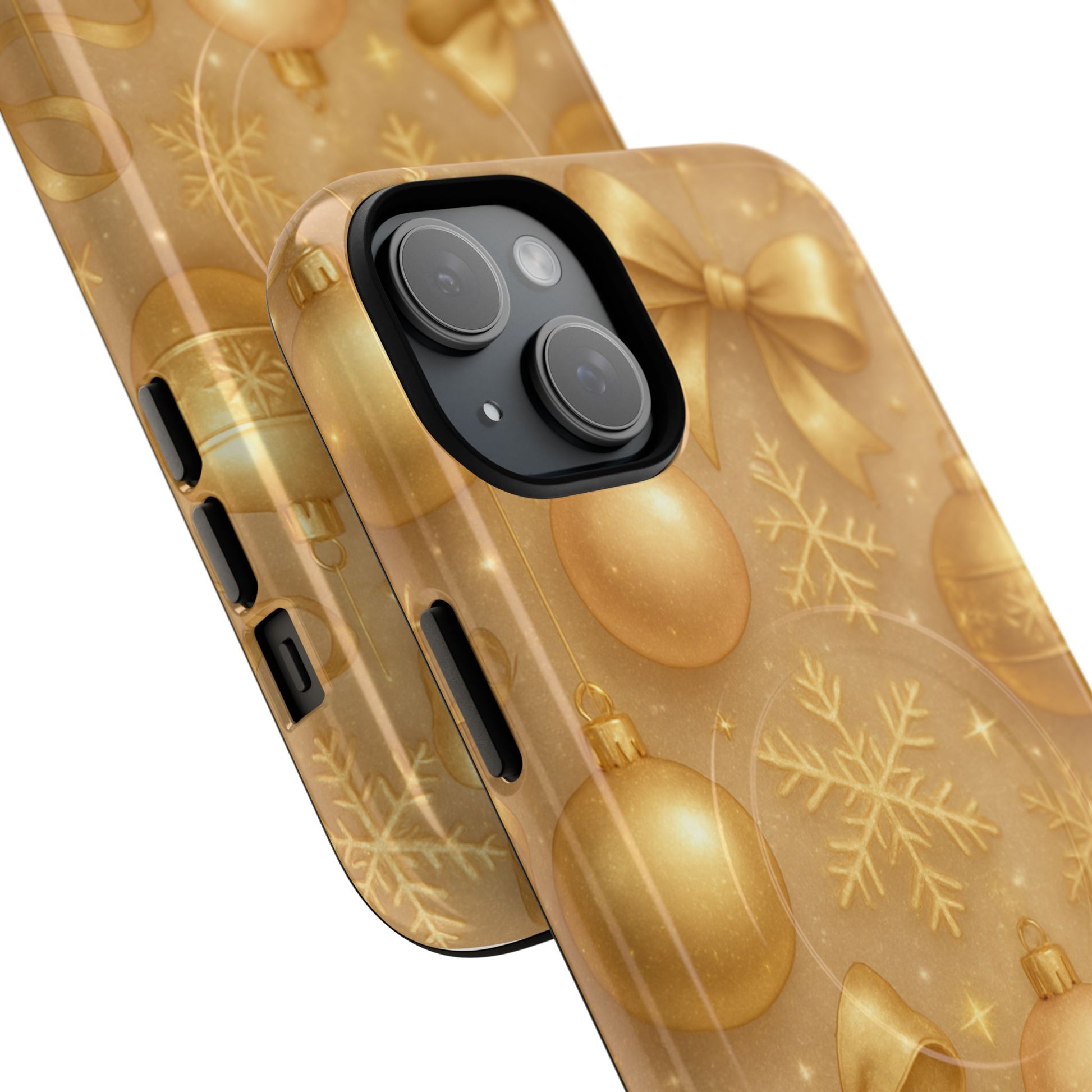 Holiday Gold Ornament iPhone Case | Compatible with MagSafe - Shamo's