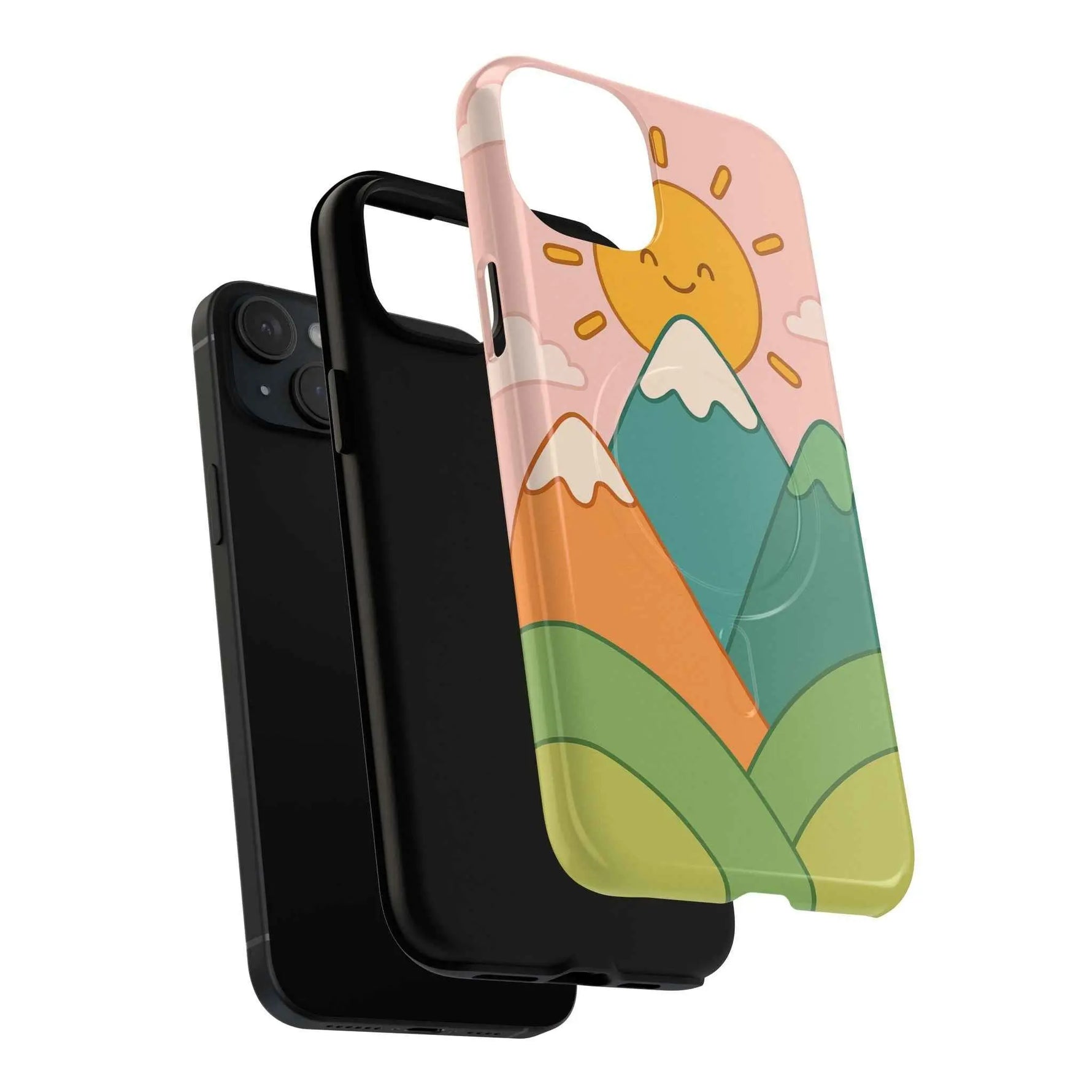 Mountain Sunrise Phone Case - Tough MagSafe Magnetic Design