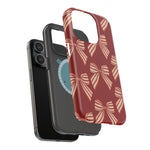 Holiday Red Bow iPhone Case — Impact‑Resistant iPhone Cover with MagSafe compatibility  Shamo's