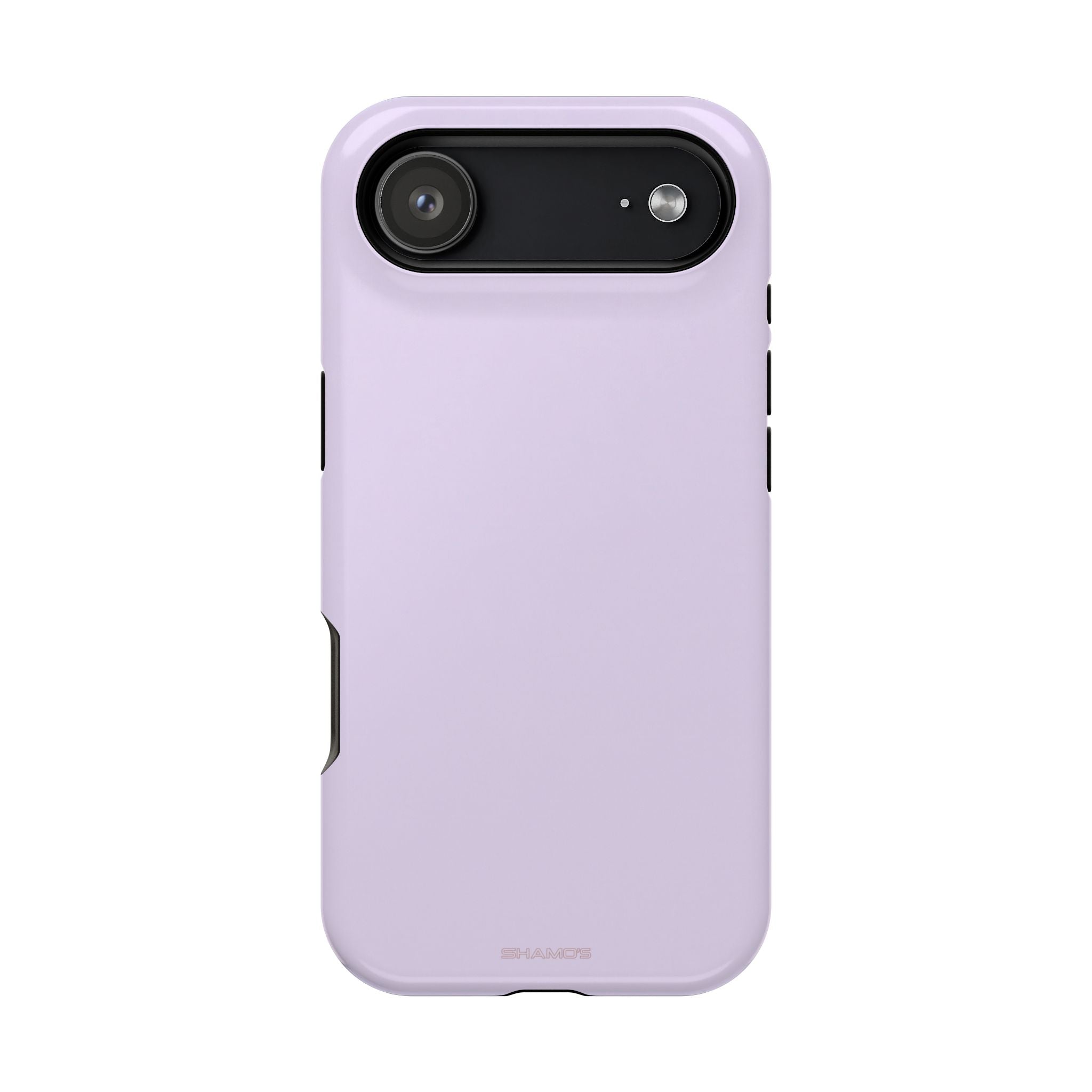 Lilac Purple Solid Color Pastel MagSafe Compatible Impact-Resistant iPhone Case - iPhone 17 Air / Glossy - Shamo's
