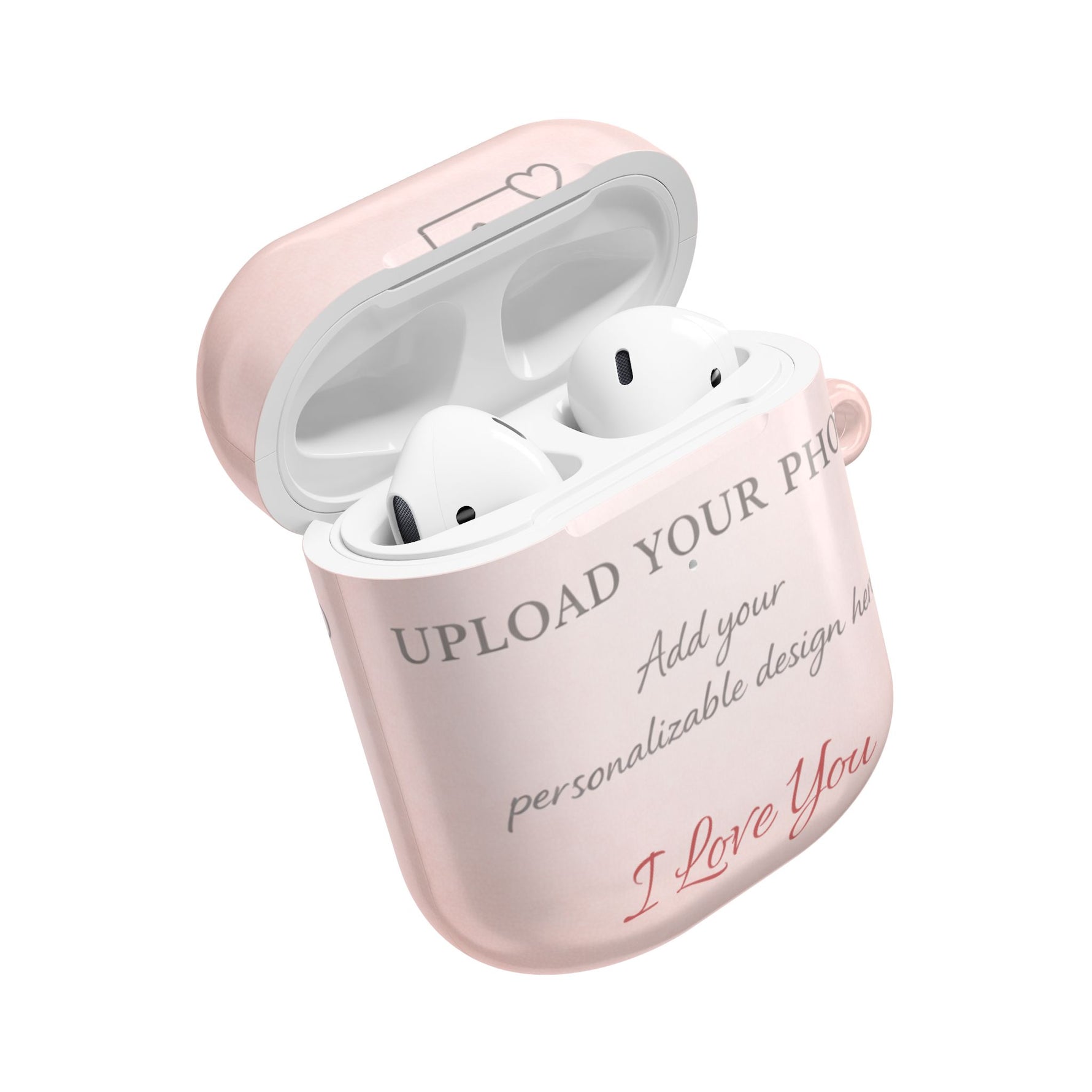 Personalizable AirPods Case | Custom Text & Photo - AirPods Pro Gen 1 / White / Glossy - Shamo's