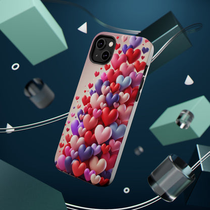 Shamo's Phone Case | MagSafe Compatible | Love Hearts Theme for iPhone 17 and more