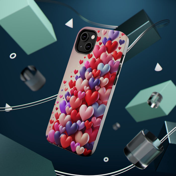 Shamo's Phone Case | MagSafe Compatible | Love Hearts Theme for iPhone 17 and more