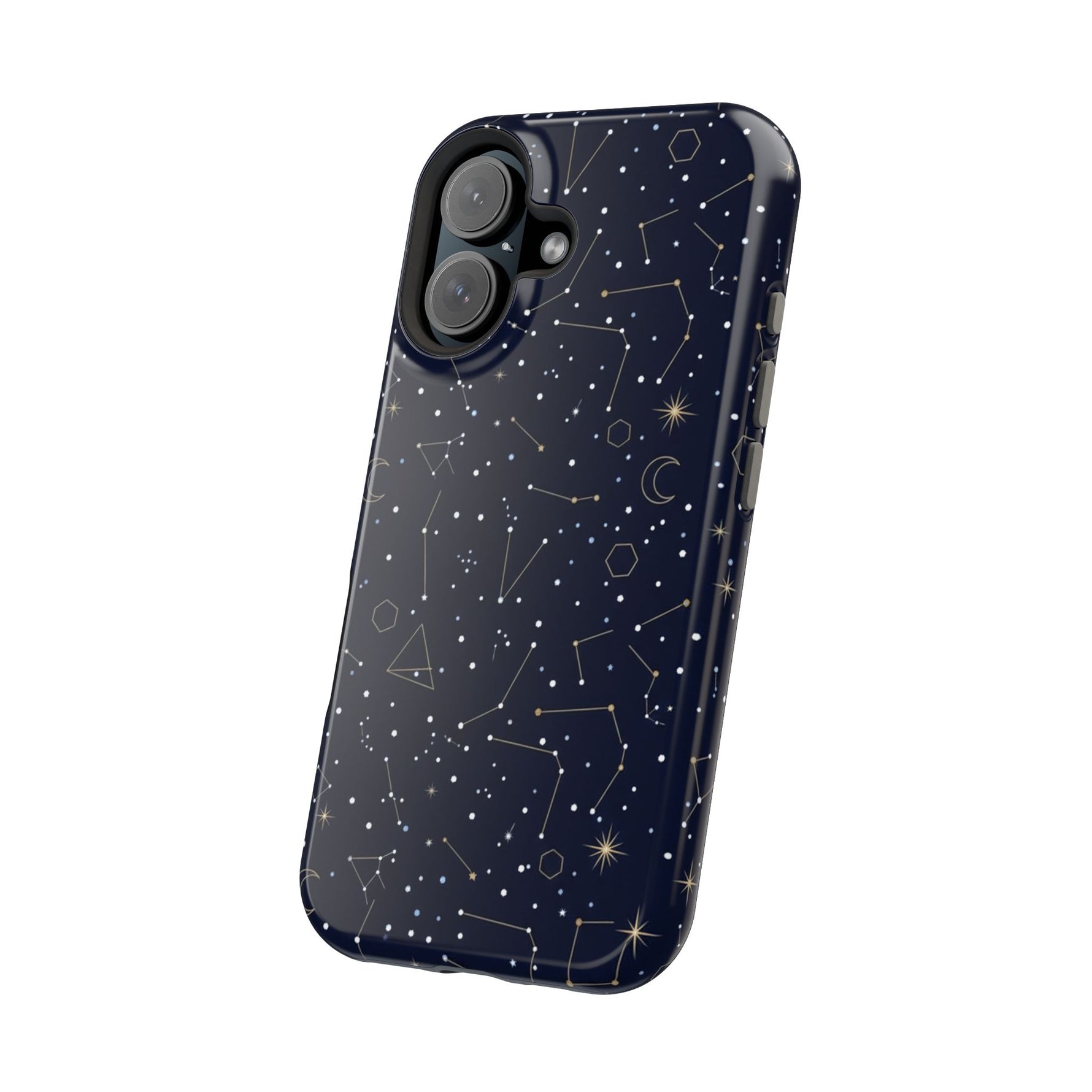 Constellation Night Magnetic Impact-Resistant Phone Case with MagSafe - iPhone 17 / Glossy - Shamo's