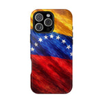 Venezuelan Flag Magnetic Impact-Resistant Phone Case with MagSafe Compatibility - iPhone 16 Pro Max / Glossy - Shamo's