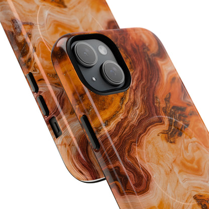 Amber Agate Marble iPhone Case — compatible with MagSafe - Shamo's