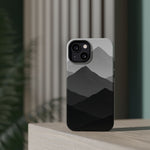 Monochrome Mountain Design iPhone Case | MagSafe  Shamo's