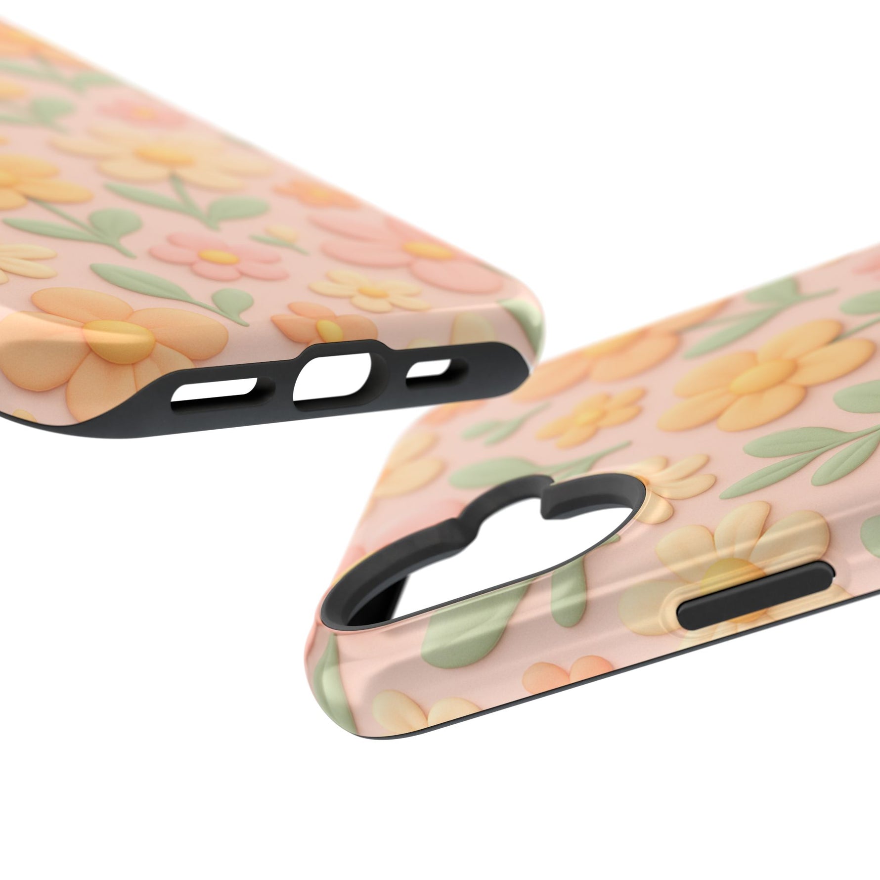 Vintage Floral 3D iPhone Case | MagSafe Compatible - Shamo's