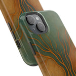 Abstract Tree of Life Design Golden Origin iPhone Case | MagSafe Compatible  Shamo's