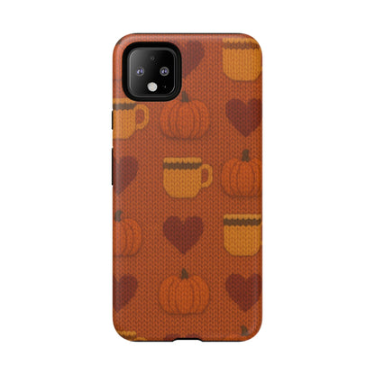 Fall Pumpkin & Coffee iPhone Case