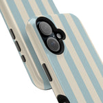 Blue Strips Pattern iPhone Case Compatible with MagSafe - Shamo's