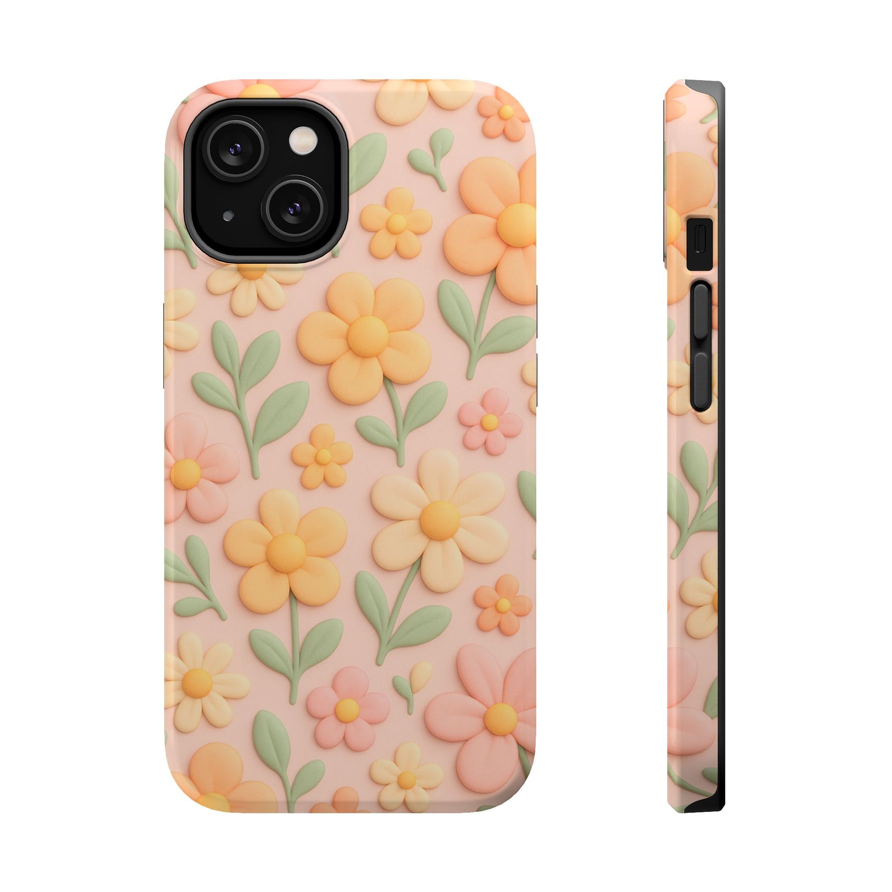 Vintage Floral 3D iPhone Case | MagSafe Compatible - Shamo's