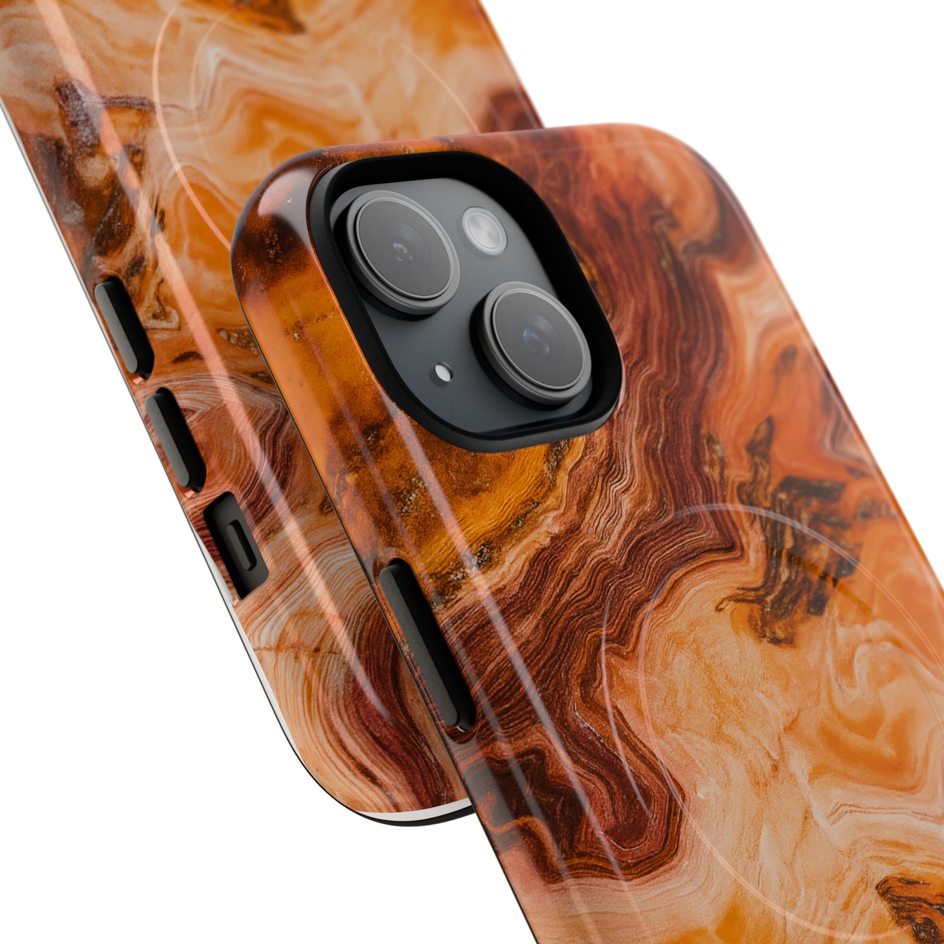 Amber Agate Marble iPhone Case — compatible with MagSafe - Shamo's
